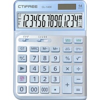 CTIFREE CL-140E KÉK ergonómikus számológép