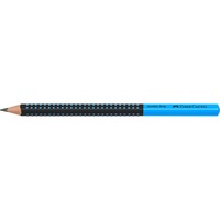 Faber-Castell Grip Jumbo háromszögletű kéttónusú fekete/kék HB grafitceruza