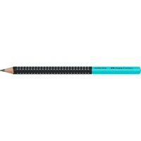 Faber-Castell Grip Jumbo háromszögletű kéttónusú fekete/türkiz HB grafitceruza