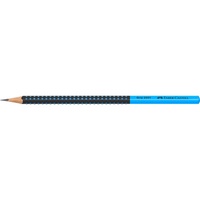 Faber-Castell Grip 2001 háromszögletű kéttónusú fekete/kék HB grafitceruza