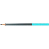 Faber-Castell Grip 2001 háromszögletű kéttónusú fekete/türkiz HB grafitceruza