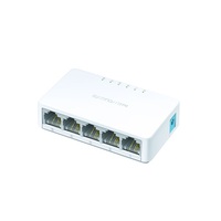 Mercusys MS105 5 portos 10/100Mbps nem menedzselhető fehér asztali switch