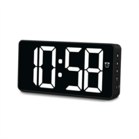 Hama 00185896 BALI hőmérős digitális ébresztőóra