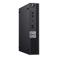 Dell OptiPlex 7070 micro/i5-9500T/16GB/256GB SSD/WiFi/BT/Win Pro COA/fekete asztali számítógép