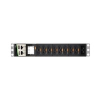 Legrand 646101 19"/1U iPDU elosztósor 1 fázisú 16A 8xC13 C20 csatlakozó kábel nélkül