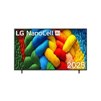LG 75" 75NANO80A3B 4K UHD AI Smart NanoCell TV