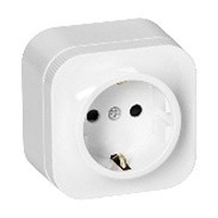 Anco 7205W IP20, fehér falon kívüli 1-es földelt dugaszolóaljzat