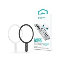 Devia ST124936 MagSafe mágneses autós tartóhoz fekete, fehér fém ellenlapka 2db/csomag Devia ST124936 MagSafe mágneses autós tartóhoz fekete, fehér fém ellenlapka 2db/csomag
