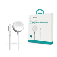 Devia ST381973 Smart Series Apple Watch-hoz Type-C fehér mágneses töltőkábel Devia ST381973 Smart Series Apple Watch-hoz Type-C fehér mágneses töltőkábel