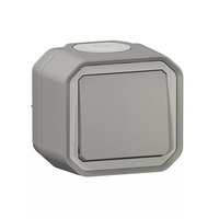 Legrand 069711L Plexo 55 falon kívüli váltókapcsoló 10A, összeszerelt, szürke Legrand 069711L Plexo 55 falon kívüli váltókapcsoló 10A, összeszerelt, szürke