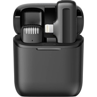 Ulanzi J11 1 mikrofon és 1 vevő lighting csatlakozás fekete vezeték nélküli Lavalier mikrofon Ulanzi J11 1 mikrofon és 1 vevő lighting csatlakozás fekete vezeték nélküli Lavalier mikrofon