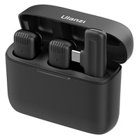 Ulanzi J12 2 mikrofon és 1 vevő usb-c csatlakozás fekete vezeték nélküli Lavalier mikrofon Ulanzi J12 2 mikrofon és 1 vevő usb-c csatlakozás fekete vezeték nélküli Lavalier mikrofon