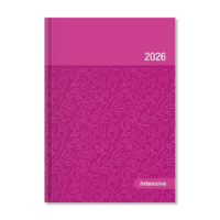 Period Intensive 2026 A5 napi beosztású pink lakk határidőnapló