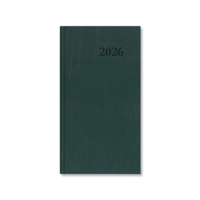 Period Standard 2026 álló zöld műbőr zsebnaptár Period Standard 2026 álló zöld műbőr zsebnaptár