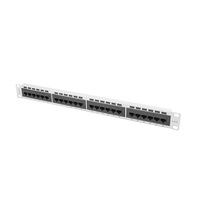 Lanberg PPU6-1024-S 19" 1U 24port Cat.6 UTP árnyékolatlan szürke patch panel Lanberg PPU6-1024-S 19" 1U 24port Cat.6 UTP árnyékolatlan szürke patch panel