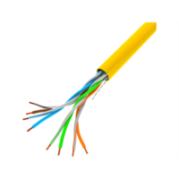 Lanberg LCU5-10CC-0305-Y UTP CCA 100Mb/s 100MHz 305m árnyékolatlan réz bevonatú alumínium sárga fali kábel Lanberg LCU5-10CC-0305-Y UTP CCA 100Mb/s 100MHz 305m árnyékolatlan réz bevonatú alumínium sárga fali kábel