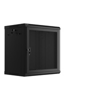 Lanberg WF01-6412-23B 19" 12U SZÉL:600mm MÉLY:450mm MAG:512mm lapraszerelt perforált ajtós fekete fali rack szekrény Lanberg WF01-6412-23B 19" 12U SZÉL:600mm MÉLY:450mm MAG:512mm lapraszerelt perforált ajtós fekete fali rack szekrény