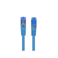 Lanberg PCF6A-10CC-0050-B Cat.6A S/FTP LSZH CCA árnyékolt réz bevonatú alumínium kék patch kábel 0,5m Lanberg PCF6A-10CC-0050-B Cat.6A S/FTP LSZH CCA árnyékolt réz bevonatú alumínium kék patch kábel 0,5m