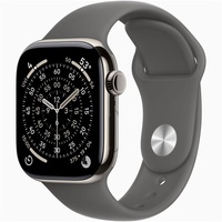 Apple Watch S11 Cellular (42mm) natúr titánium tok, kőszürke S/M sportszíjas okosóra Apple Watch S11 Cellular (42mm) natúr titánium tok, kőszürke S/M sportszíjas okosóra