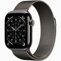 Apple Watch S11 Cellular (42mm) palaszürke titánium tok, palaszürke milánói szíjas okosóra Apple Watch S11 Cellular (42mm) palaszürke titánium tok, palaszürke milánói szíjas okosóra