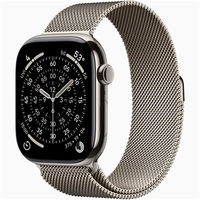 Apple Watch S11 Cellular (46mm) natúr titánium tok, natúr S/M milánói szíjas okosóra Apple Watch S11 Cellular (46mm) natúr titánium tok, natúr S/M milánói szíjas okosóra
