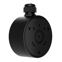 Ajax JunctionBox alumínium, fekete univerzális kamera kötődoboz Ajax JunctionBox alumínium, fekete univerzális kamera kötődoboz