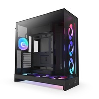 NZXT H9 Flow 2025 fekete (táp nélküli) ablakos ATX ház NZXT H9 Flow 2025 fekete (táp nélküli) ablakos ATX ház