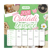 Nebulo Családi tervező 2026 2 heti mágneses naptár Nebulo Családi tervező 2026 2 heti mágneses naptár