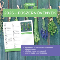 Nebulo Fűszernövény 2026 2 heti mágneses naptár Nebulo Fűszernövény 2026 2 heti mágneses naptár