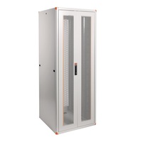 Legrand EVO32U8010EE 19" 32U 800x1000x1449 dupla perforált első és hátsó ajtós hálózati állószekrény komplett Evoline Legrand EVO32U8010EE 19" 32U 800x1000x1449 dupla perforált első és hátsó ajtós hálózati állószekrény komplett Evoline