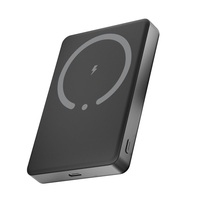 AVAX PB600 FREELY+ 15W Mágneses SLIM Vezeték nélküli Powerbank 10.000mAh + 20W USB-C (PD3.0), szürke