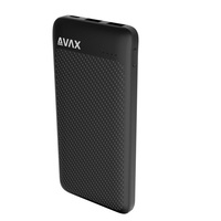 AVAX PB120 LIGHTY+ 20W 10.000mAh powerbank USB-C (PD 3.0) + 2×USB-A, fekete