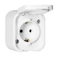 Anco Hydra+ csapófedéllel, IP54, fehér falonkivüli kültéri földelt dugaszolóaljzat Anco Hydra+ csapófedéllel, IP54, fehér falonkivüli kültéri földelt dugaszolóaljzat