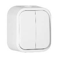 Anco Hydra+ IP54, fehér falonkivüli kültéri csillárkapcsoló Anco Hydra+ IP54, fehér falonkivüli kültéri csillárkapcsoló