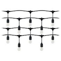 Anco 20 méter (IP44, 20 méter, 20 led fényforrás, 1W, 80lm, 3000K), fekete kültéri E27 füzér Anco 20 méter (IP44, 20 méter, 20 led fényforrás, 1W, 80lm, 3000K), fekete kültéri E27 füzér