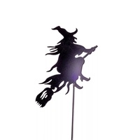 IRIS fém beszúró fekete boszorkány seprűn 16 x 80 cm IRIS fém beszúró fekete boszorkány seprűn 16 x 80 cm