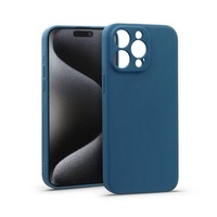Haffner HF213182 Apple iPhone 15 Pro Max kék Matt szilikon tok Haffner HF213182 Apple iPhone 15 Pro Max kék Matt szilikon tok