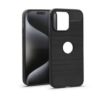 Haffner HF212017 Apple iPhone 15 Pro Max Carbon fekete szilikon tok Haffner HF212017 Apple iPhone 15 Pro Max Carbon fekete szilikon tok