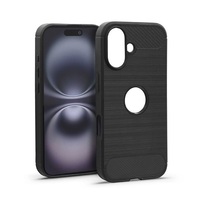 Haffner HF304293 Apple iPhone 16 Carbon fekete szilikon tok Haffner HF304293 Apple iPhone 16 Carbon fekete szilikon tok