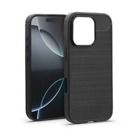 Haffner HF304316 Apple iPhone 16 Pro Max Carbon fekete szilikon tok Haffner HF304316 Apple iPhone 16 Pro Max Carbon fekete szilikon tok