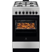 Electrolux LKK560011X SteamBake inox-fekete, szabadonálló, gáz, kombinált, főzőzóna:4, Sütő:58L, tűzhely