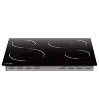 Gaba GMH-C-4TZS beépíthető, elektromos üvegkerámia, főzőzóna:4, beépíthető méret:56cm, főzőlap kerámia főzőlap