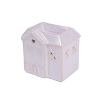 IRIS kerámia olajmécses, épület, fehér 10 cm IRIS kerámia olajmécses, épület, fehér 10 cm