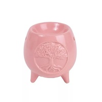IRIS kerámia olajmécses, gömb alakú, 4 lábbal, fa mintás, rózsaszín 9,5 x 10 cm IRIS kerámia olajmécses, gömb alakú, 4 lábbal, fa mintás, rózsaszín 9,5 x 10 cm