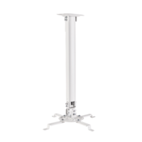 Stell SHO 1097 dönthető, forgatható fehér mennyezeti kihúzható projektor tartó