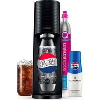 Sodastream SM Terra Black Pepsi megapack szódagép+patron+szénsavasító palack+Pepsi italkoncentrátum