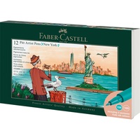 Faber-Castell New York 12 db-os művészfilctoll készlet Faber-Castell New York 12 db-os művészfilctoll készlet