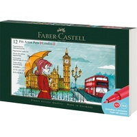 Faber-Castell London 12 db-os művészfilctoll készlet Faber-Castell London 12 db-os művészfilctoll készlet