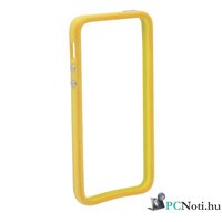 iPhone 5/5S citromsárga védőkeret - színes bumper