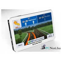 NAVON N670 plus 5" iGO8 Magyarország fehér GPS navigáció